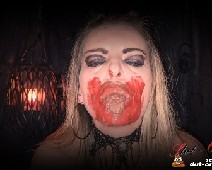 Scat Slut-Orgasma Celeste a bloody scat dinner of a satanic witch 03