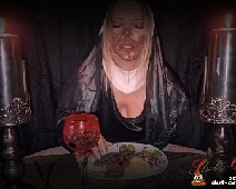 Scat Slut-Orgasma Celeste the holy food and scat dinner 03